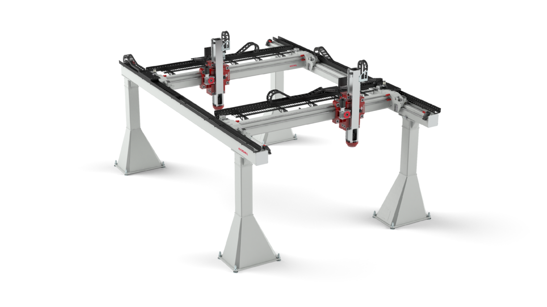 linearführung, lineareinheit, portalroboter, industrieroboter, mehrachsig, flächenportale, portalanwendungen | © Güdel Group AG